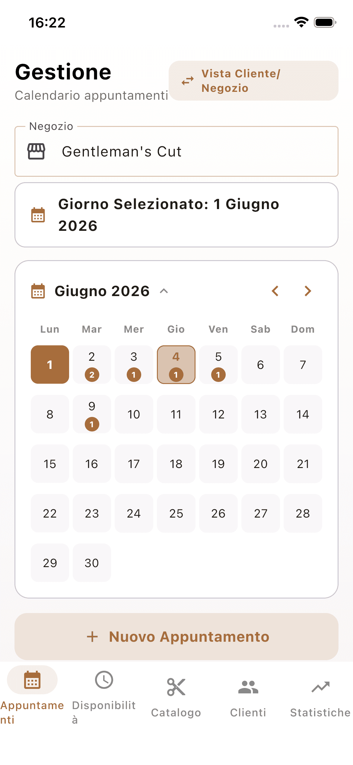 Gestionale appuntamenti parrucchiere